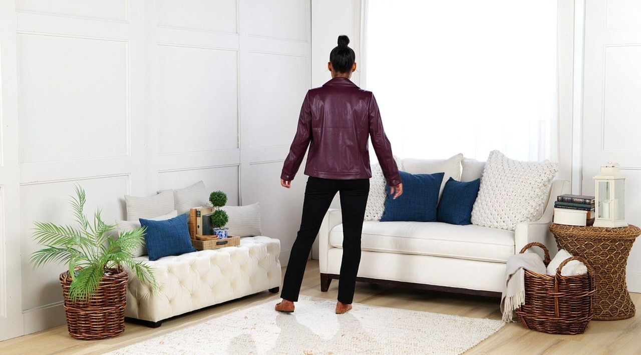 Denim & Co. Faux Leather Zip Front Jacket w/ Pockets - QVC.com