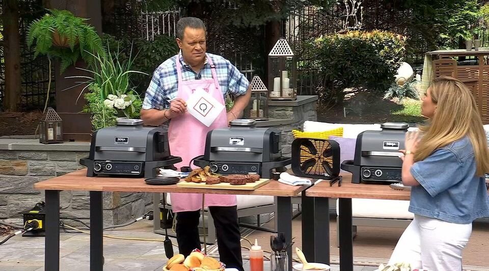 Ninja Woodfire 7-in-1 Outdoor Grill and Smoker - QVC.com