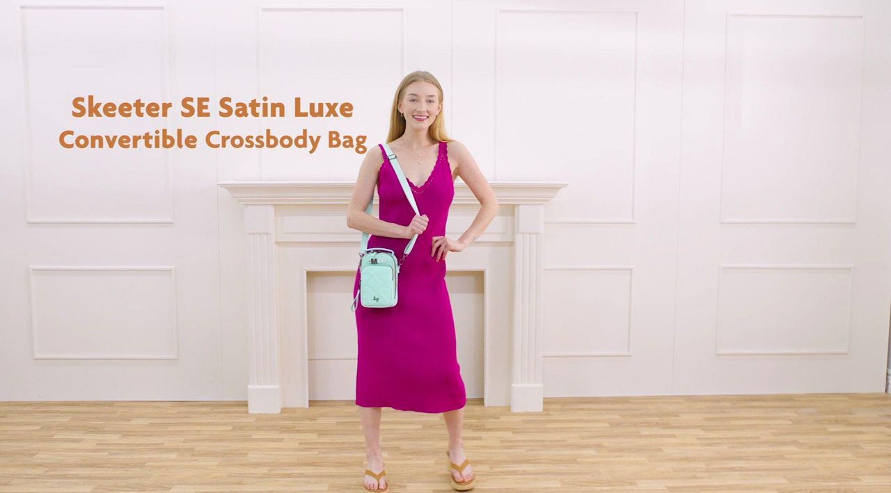 Lug Satin Luxe North/South Crossbody - Skeeter SE - QVC.com