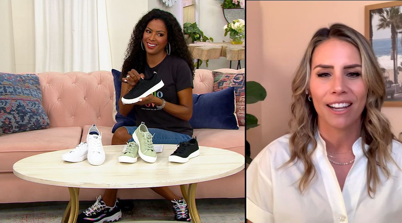 Skechers BOBS Beyond OPM Recycled Vegan Canvas Slip-Ons