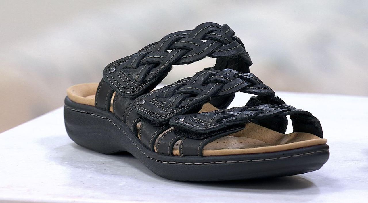 Leather Clarks Women's Leisa Lolly Sandal Clarks Women's