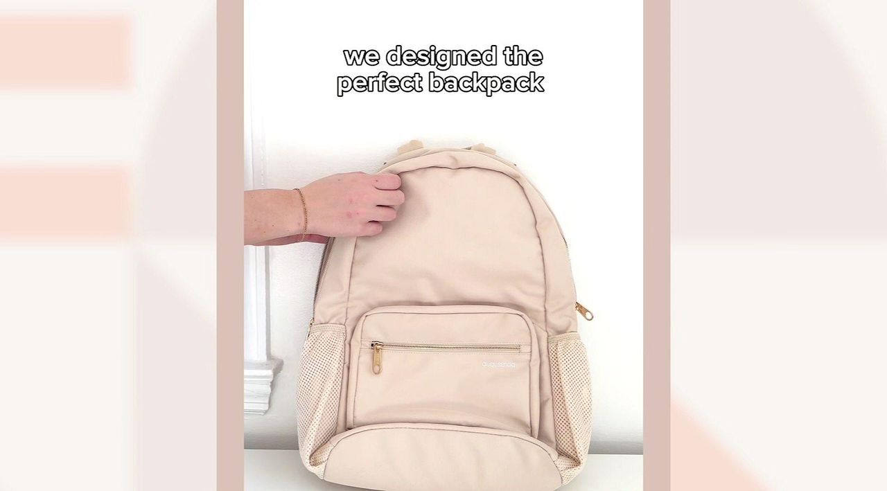 augustnoa Classic Noa Backpack + Drawstring Bag - QVC.com