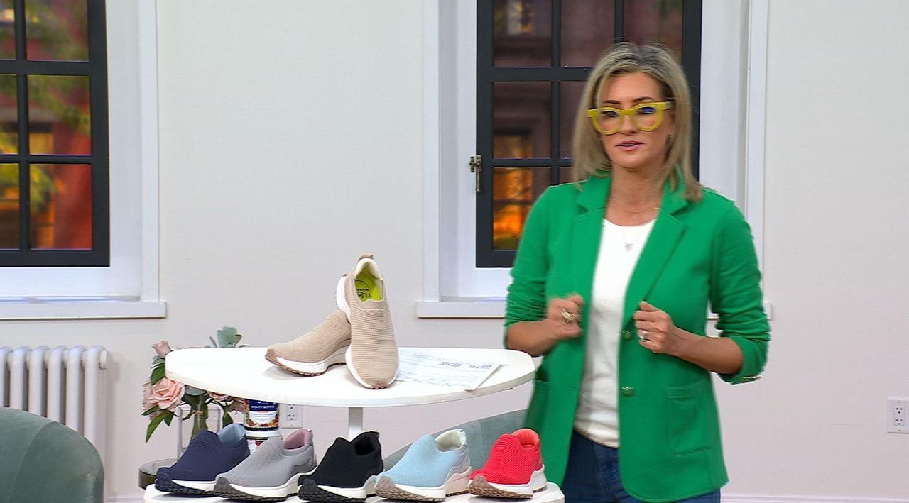 Ryka Washable Stretch Knit Slip-Ons - Jumpstart - QVC.com