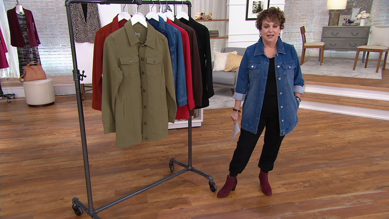 qvc denim and co jackets