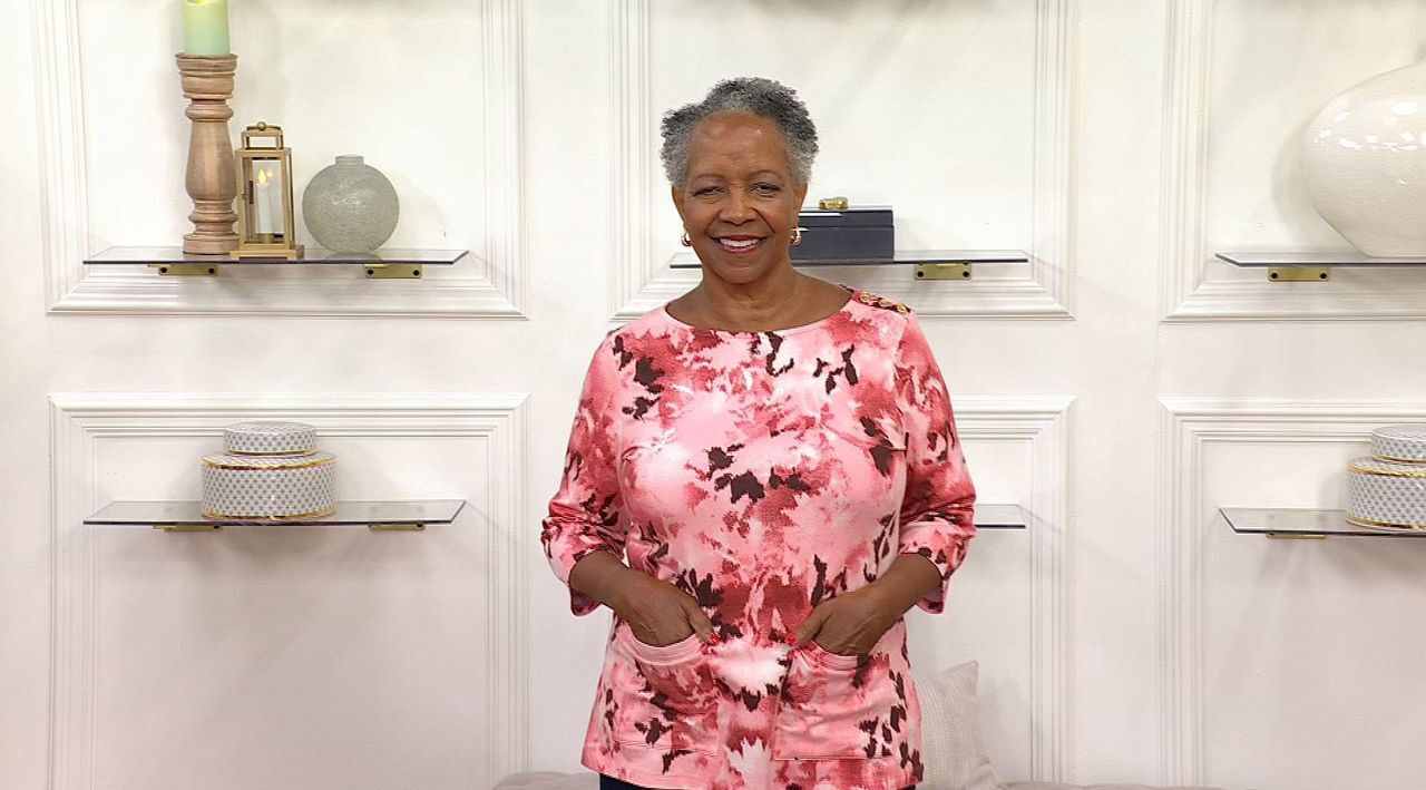 Denim & Co. Perfect Jersey Boat Neck Tunic - QVC.com