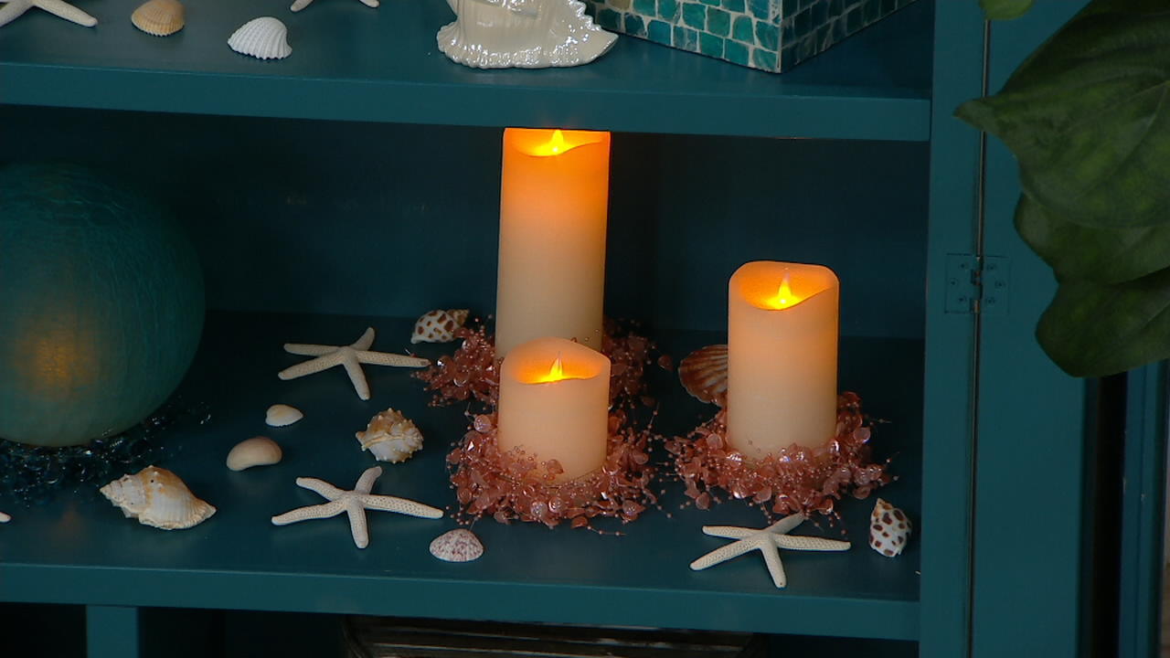 Coastal hot sale candle rings