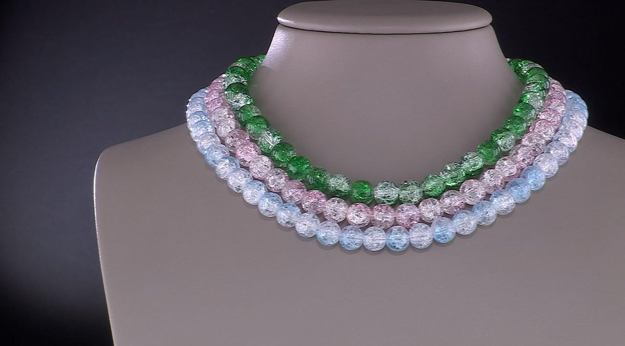 Joan Rivers Crackle Bead 16-3/4