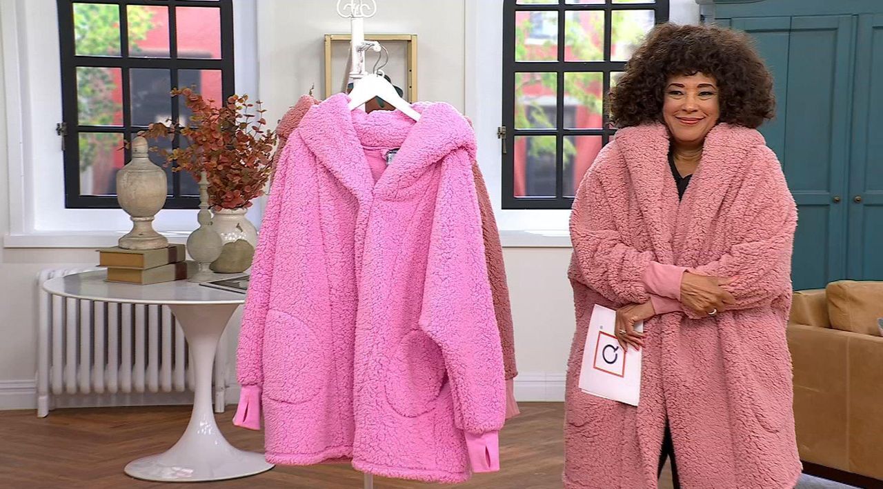 By Jill Martin Sherpa Hooded BCA Lounger - QVC.com