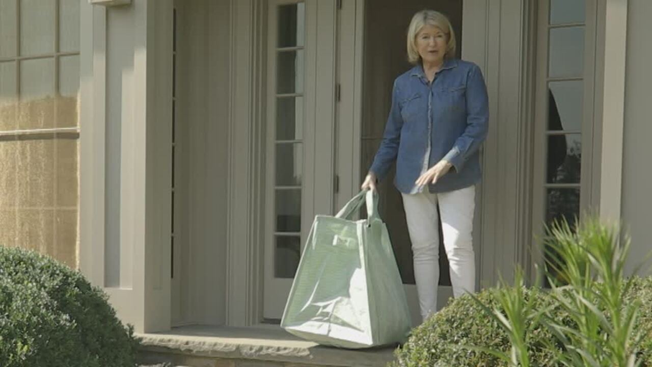 Martha Stewart Heavy Duty Canvas Garden Bag