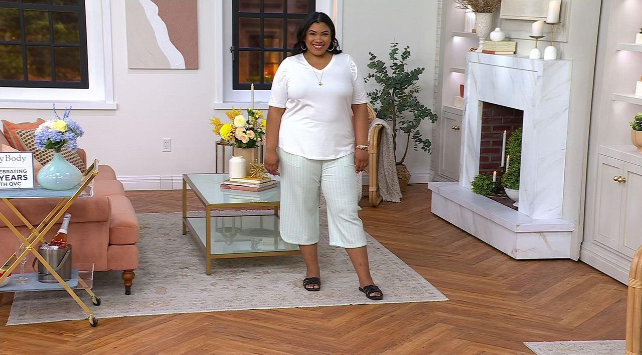AnyBody Cozy Knit Elbow Puff Sleeve Knit Top - QVC.com