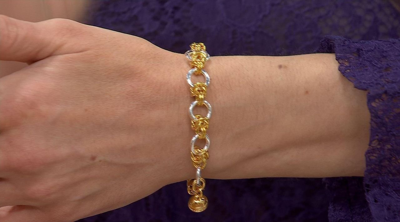 UltraFine 950 Circle Link Magnetic Closure Bracelet - QVC.com