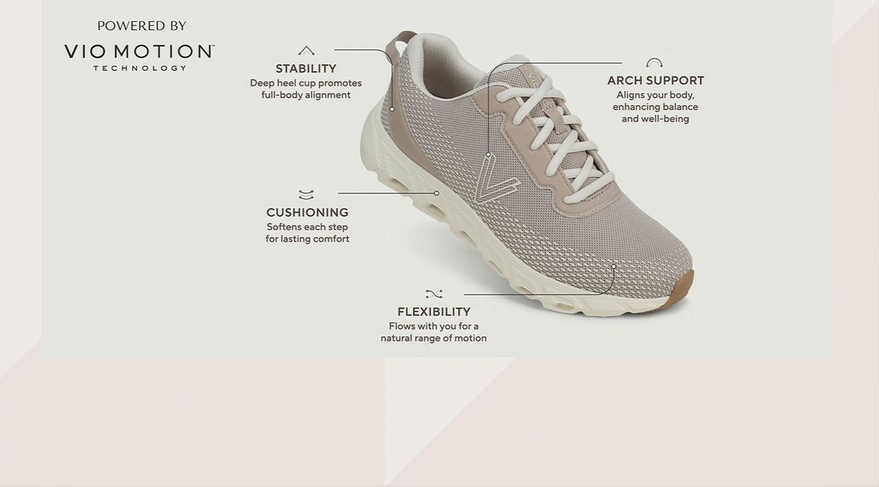 Vionic Mesh Lace Up Walking Sneakers - Priscilla - QVC.com