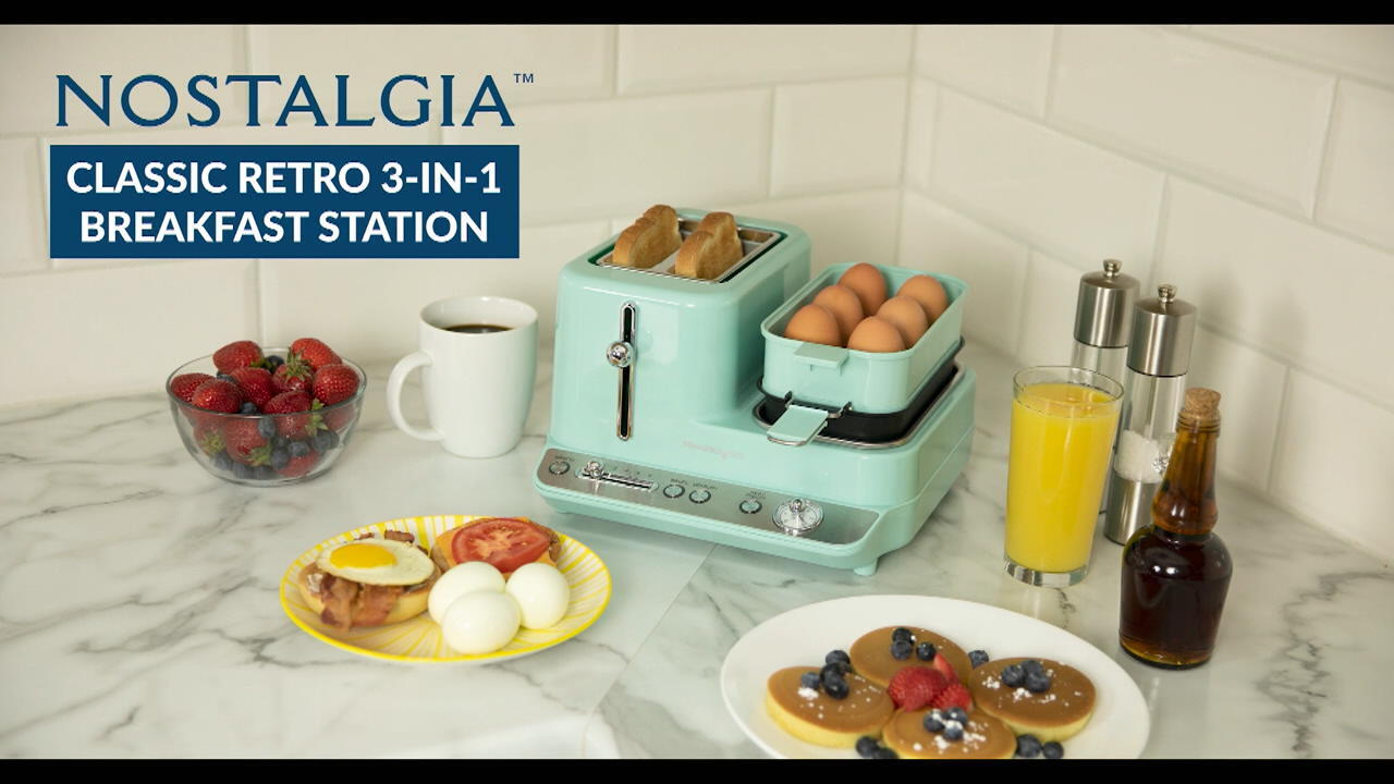 Nostalgia Retro 3-in-1 Breakfast Station 