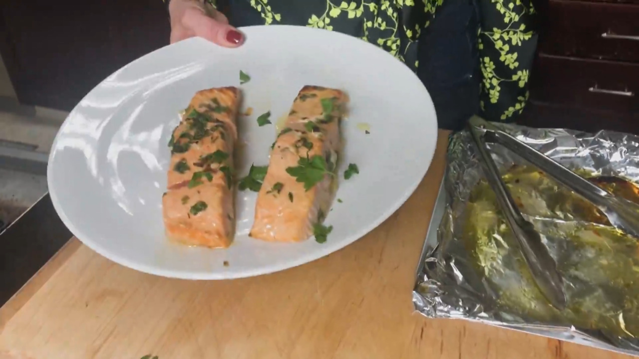 Citrus Honey Broiled Salmon