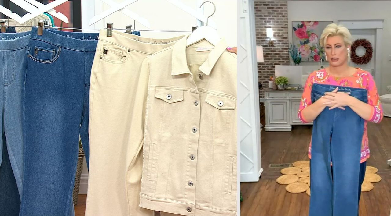 Belle by Kim Gravel Regular Flexibelle Tulip Pocket Jeans