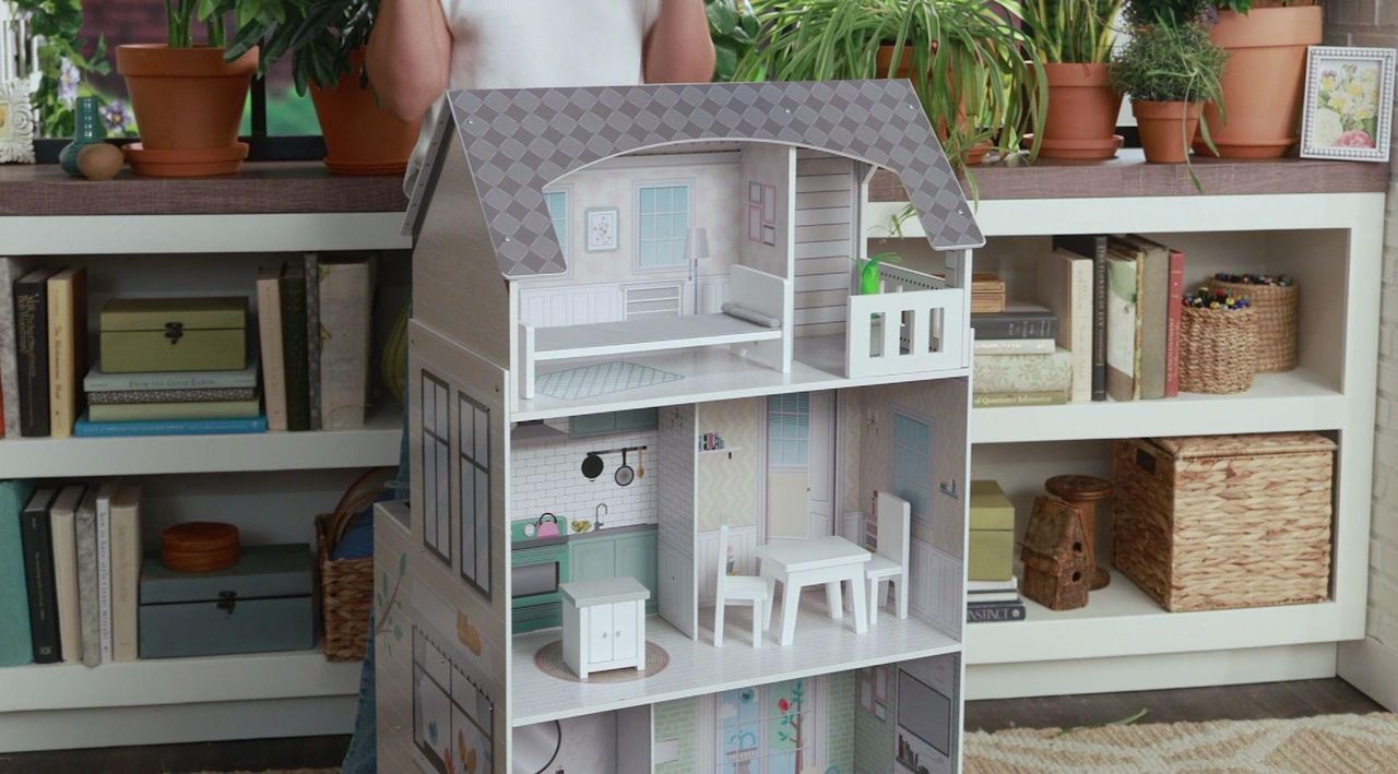 Teamson Kids Wonderland Ariel 2-in-1 Dollhouse/Play Kitchen