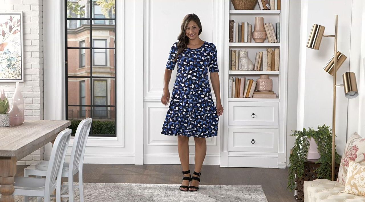 ワンピース 4Y Soor Ploom Dunes Dress stencil print 4Y Soor Ploom Dunes Dress stencil print