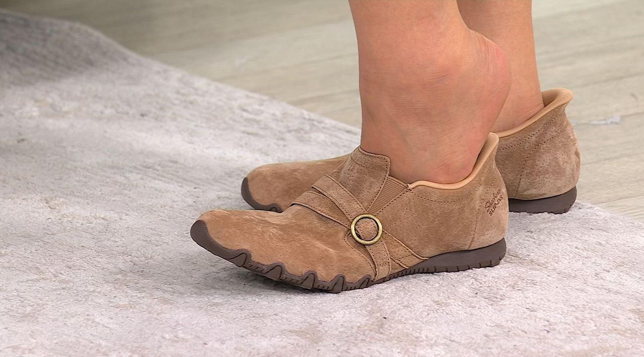 キャーズ(30ダース) Skechers Slip-ins Bikers Lite Leather Shootie - Pedal