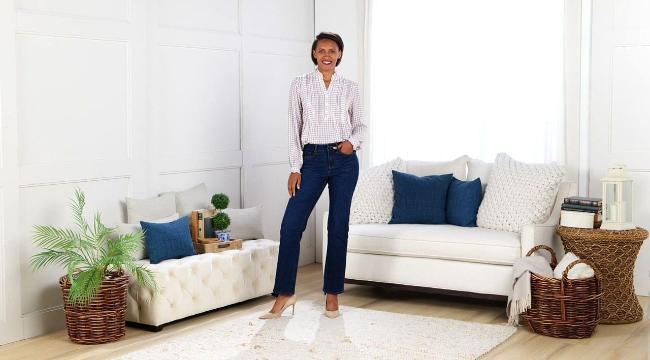NYDJ Ellison Straight Leg Jean with Cool Embrace - QVC.com