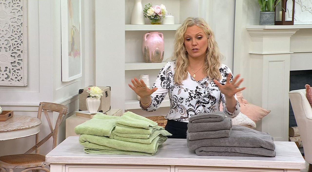 Home Reflections 6-pc Performance Towel Set - QVC.com