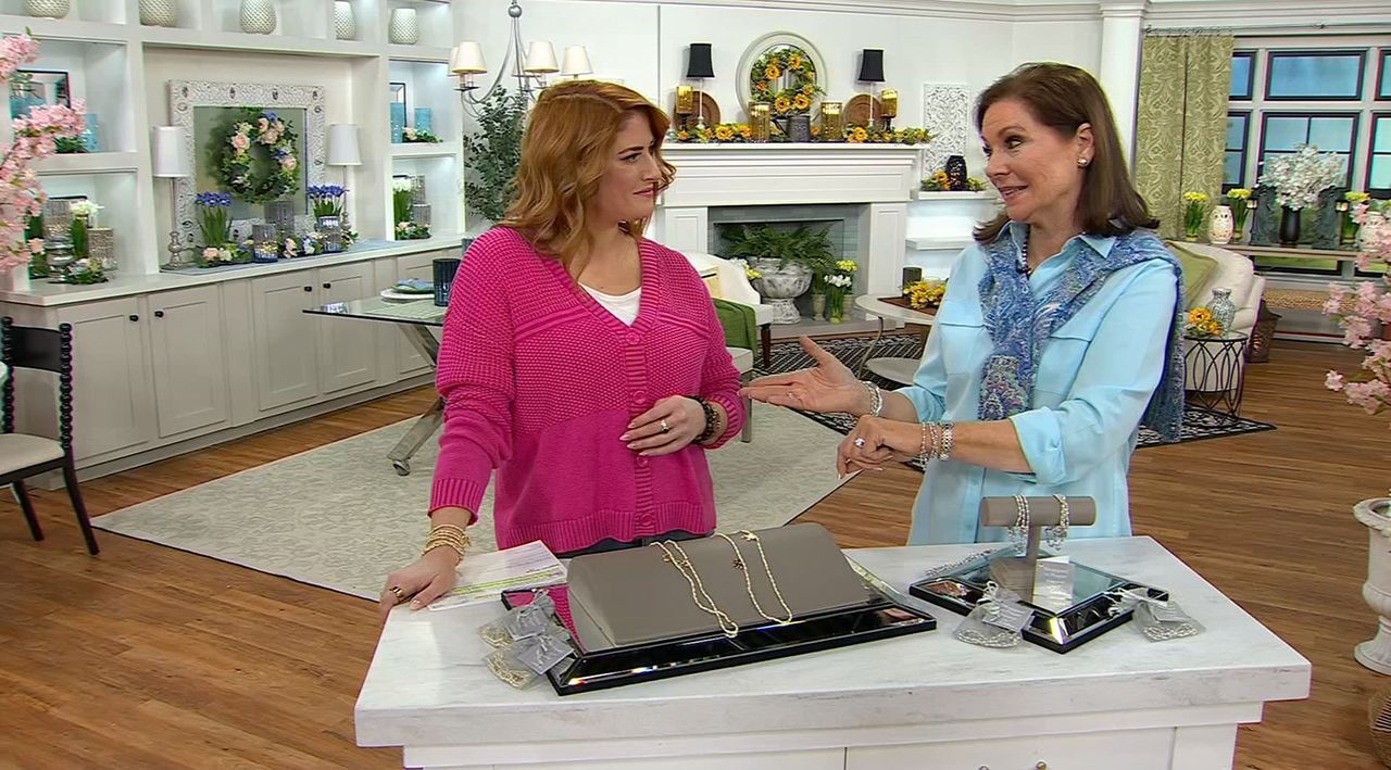 Faithful Heart 2 pc Wrapped in Prayer Bracelets by Valerie - QVC.com