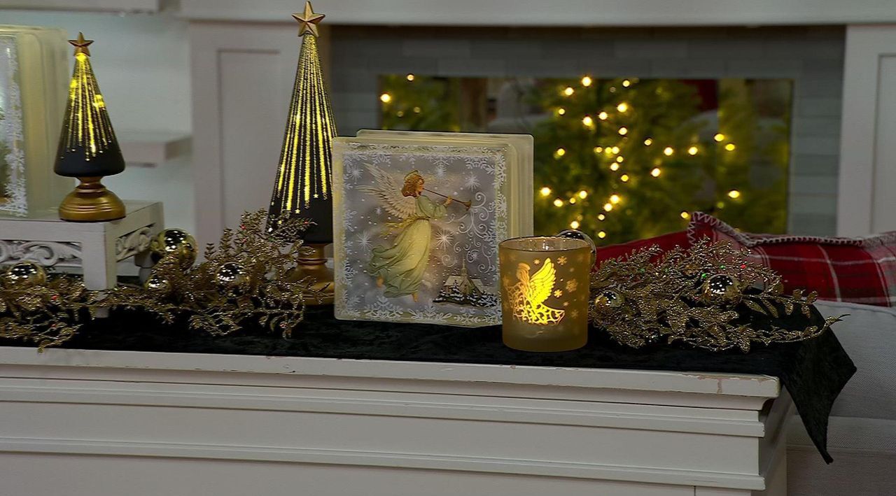 Set of 4 Illuminated Votives with Scene by Valerie - QVC.com