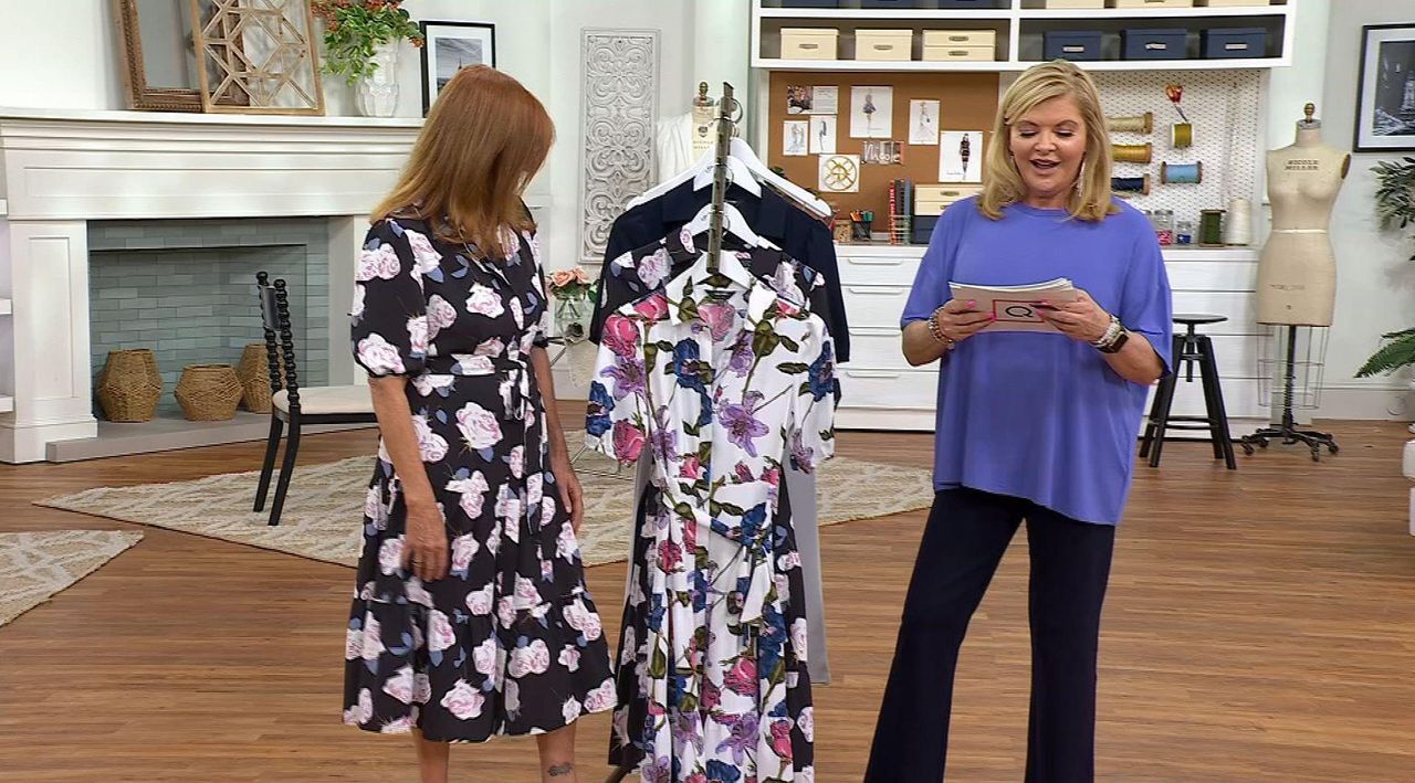 nicole by Nicole Miller Tiered Shirt Dress - QVC.com