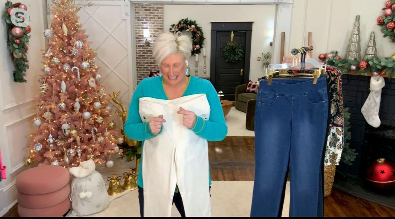 Belle by Kim Gravel TripleLuxe Straight Leg Jean - QVC.com