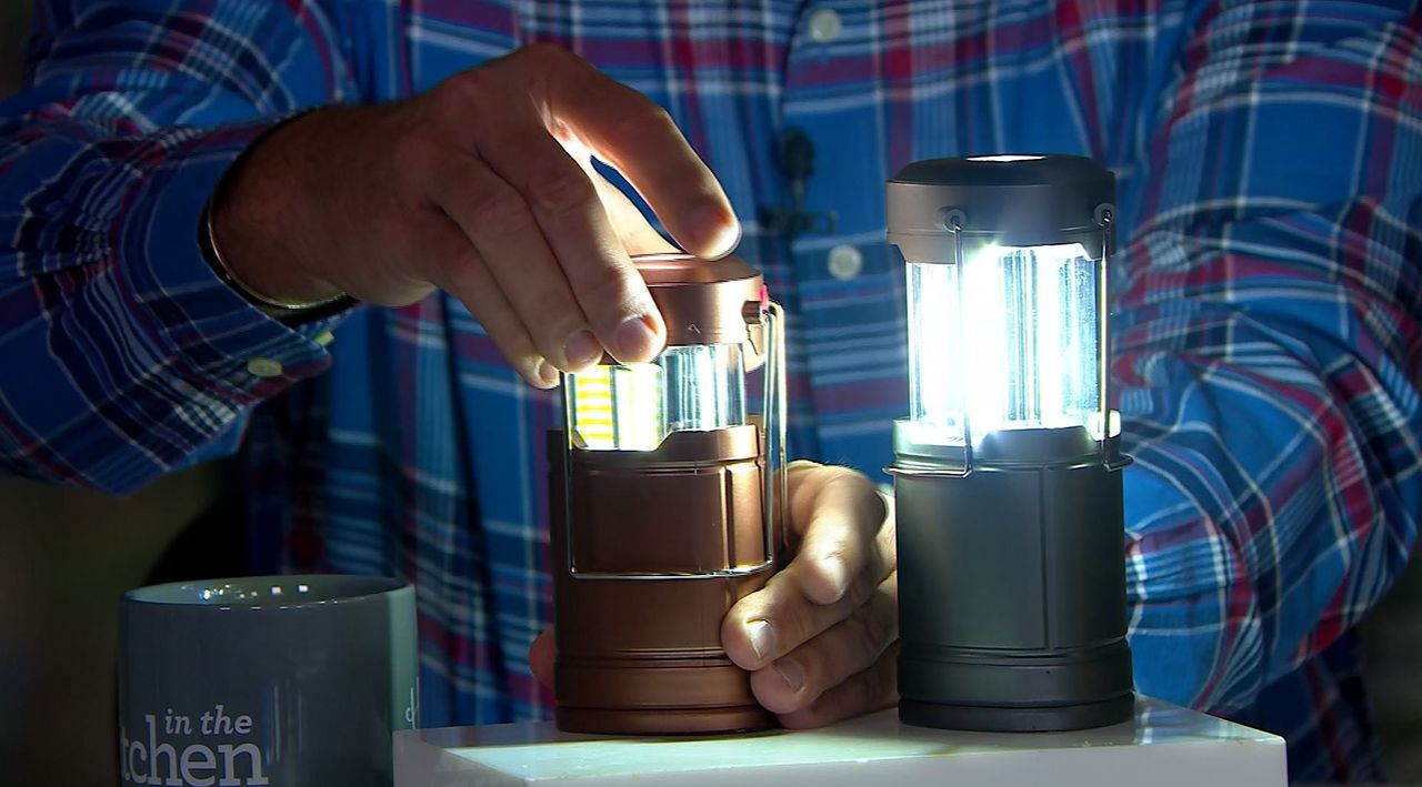 BrightEase Lantern with Removeable Flashlights 