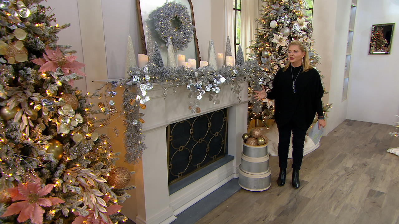 Simply Stunning Set Of 5 Decorative Trees By Janine Graff - Qvc.com