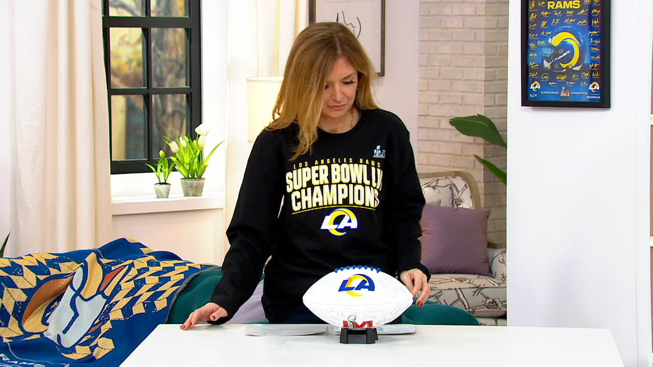 Los Angeles Rams Super Bowl LVI Champions Fleece Blanket - Trends