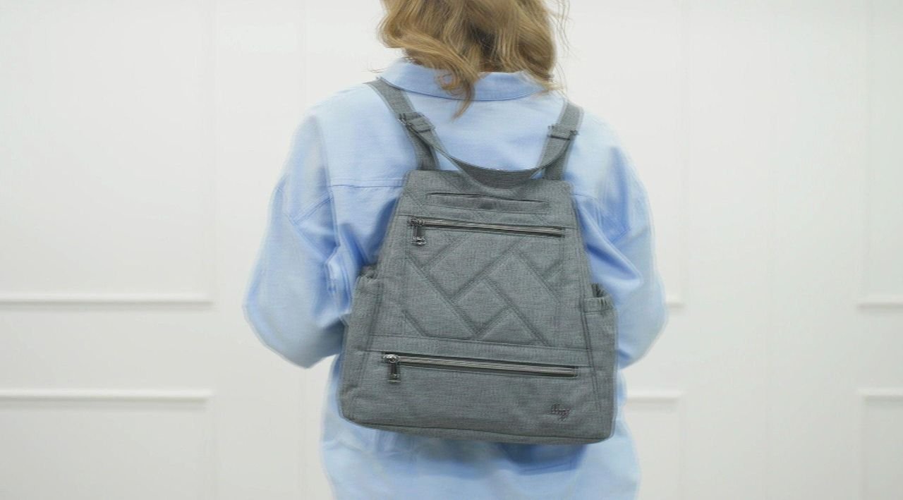 Lug Skyhop Convertible Backpack Azure Blue Kipling Seoul Large Nylon 15 Laptop Backpack Azure Sky Blue  main image 3