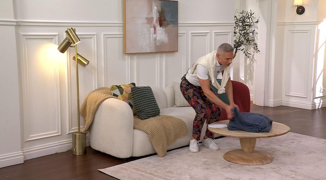 Home Reflections 60x70 Seed Stitch Knit Throw - QVC.com Home Reflections 60x70 Seed Stitch Knit Throw - QVC.com