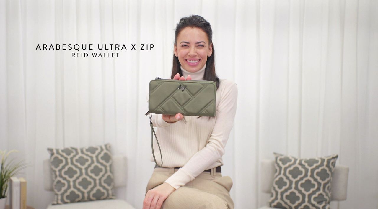 Lug Ultra X Zip Around RFID Wallet - Arabesque - QVC.com