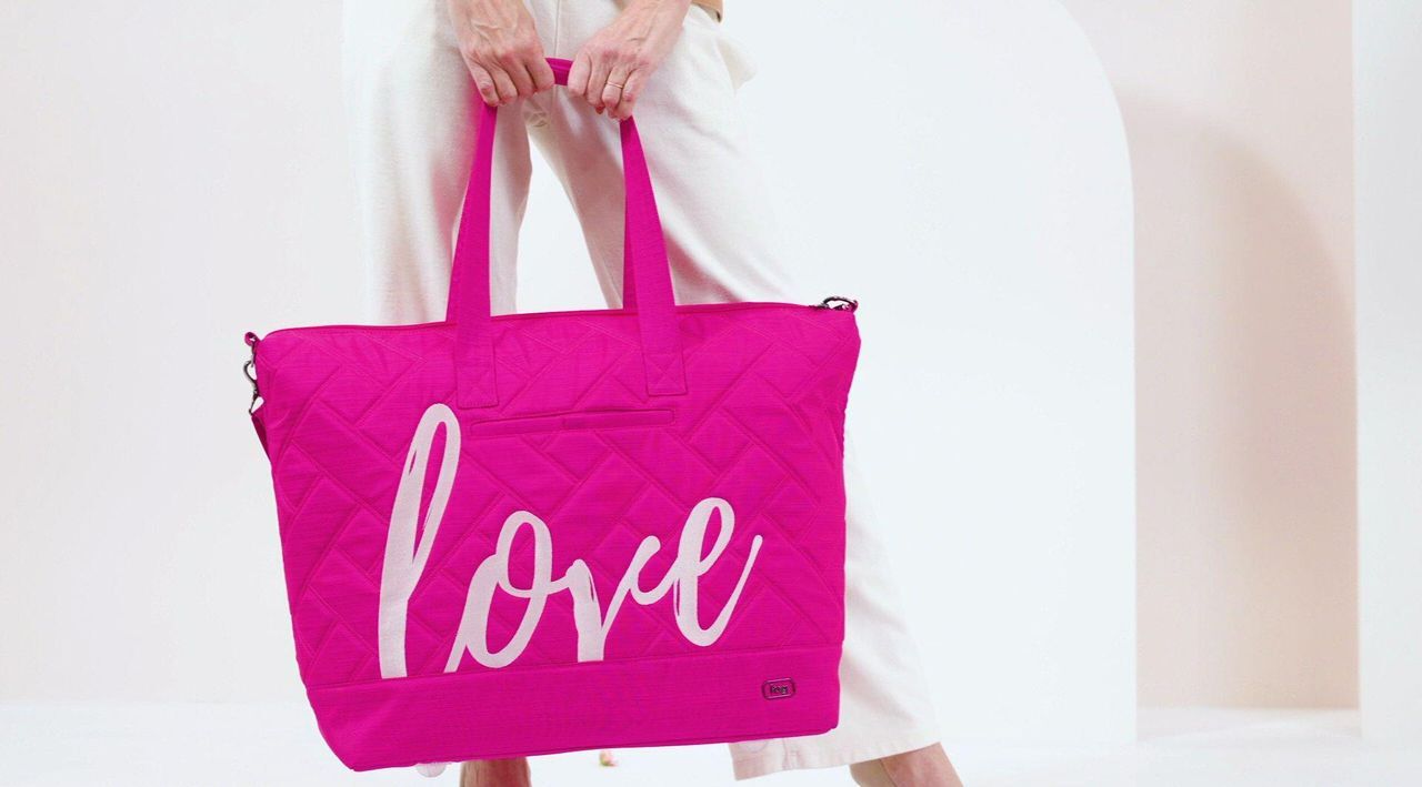 Lug Legacy Collection Carry-All Tote - Aerial Love - QVC.com