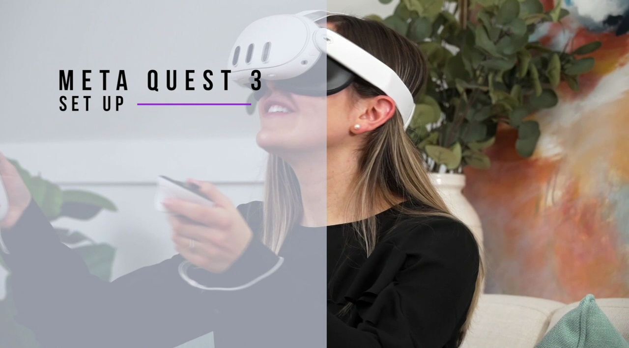 Meta Quest 3 VR and Mixed Reality Headset 128GB 