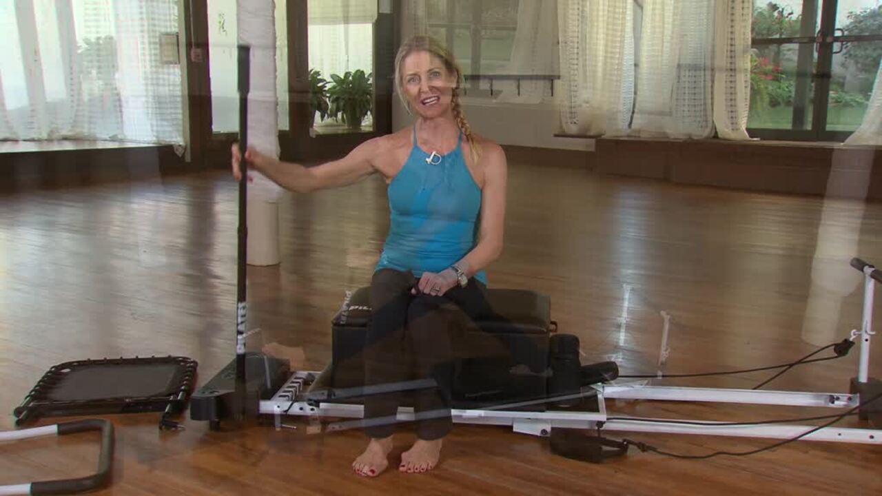 Stamina Aeropilates Box & Pole - compliment your Pilates Reformer workout 