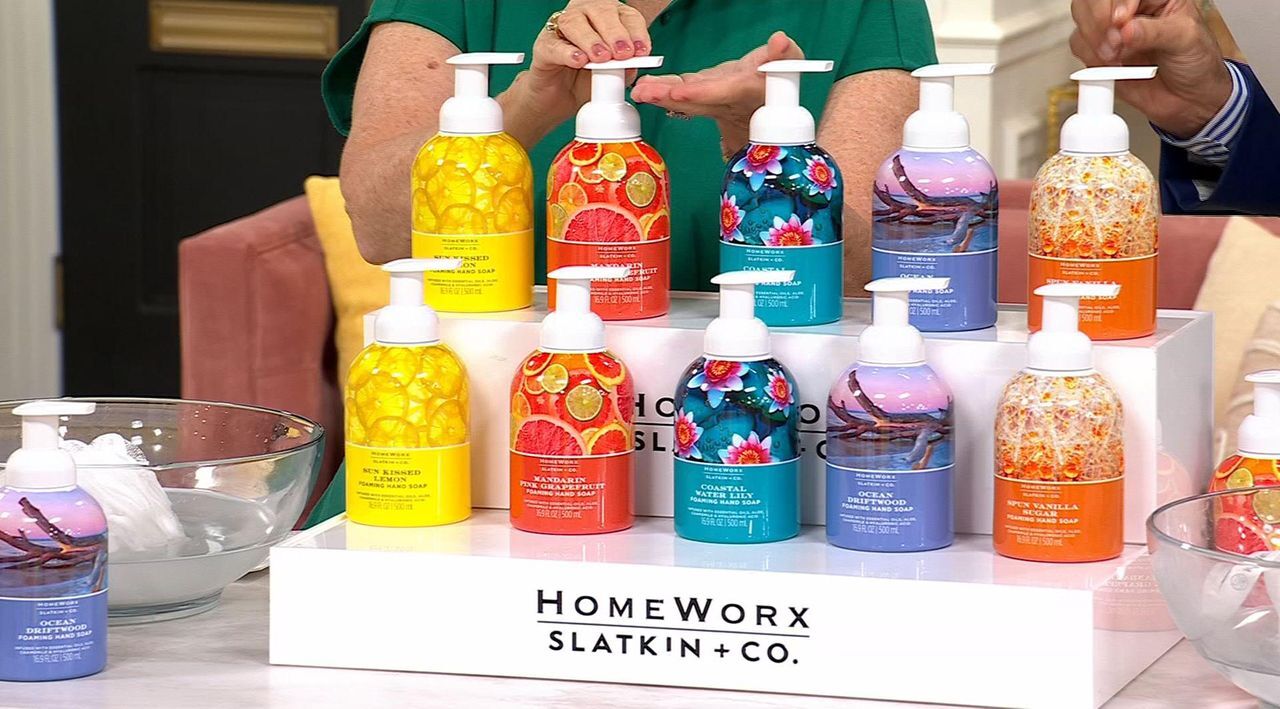 HomeWorx by Slatkin + Co. S/2 16oz Spring Refresh Foam Hand Soaps