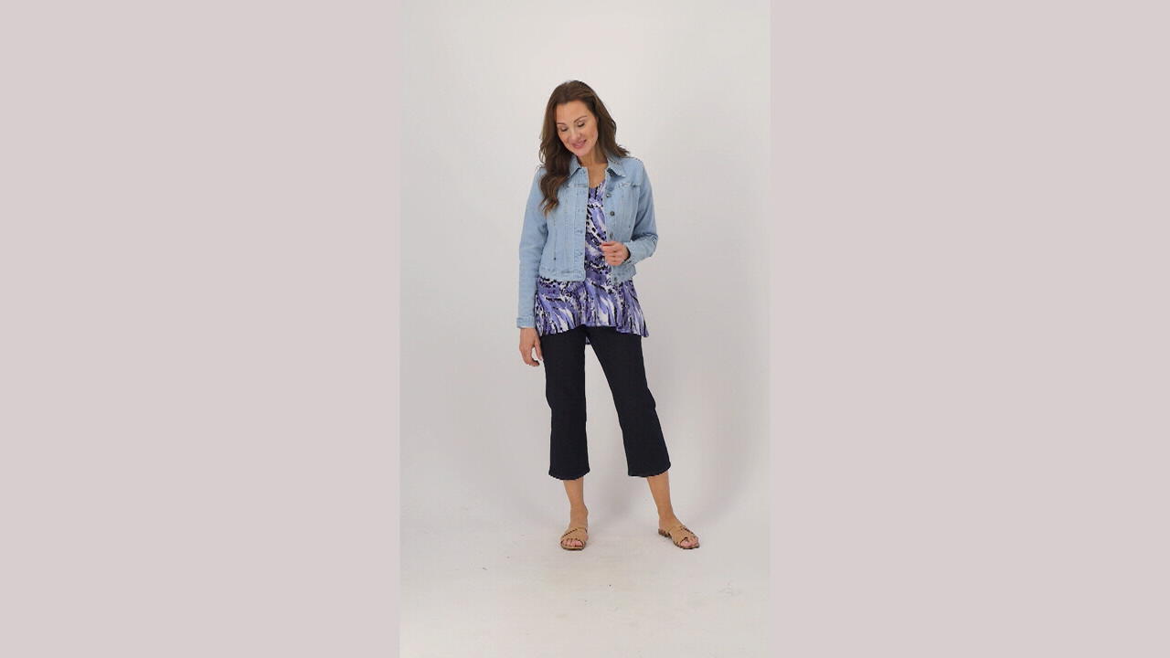 Women with Control My Wonder Denim Fitted Crop Jacket - QVC.com