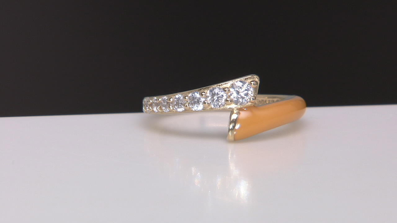 Sterling Diamonique 1.20 ct tw Band Ring w/ Pave' Detail 