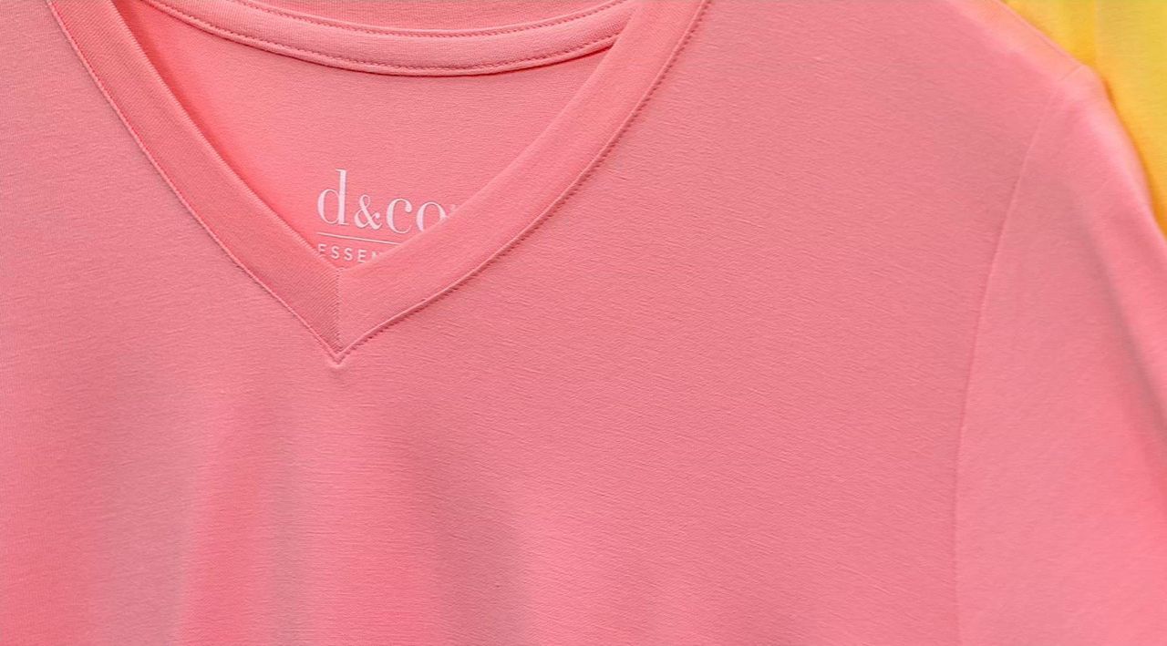 Denim & Co. Essentials So Soft Jersey 3-Pack V-Neck Tops