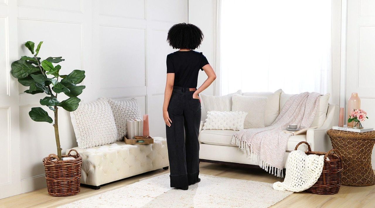 値下げ不可 新品 andmary Heart stitch denim BLU Heart stitch denim color light blue/blue beige/navy blue size s/m