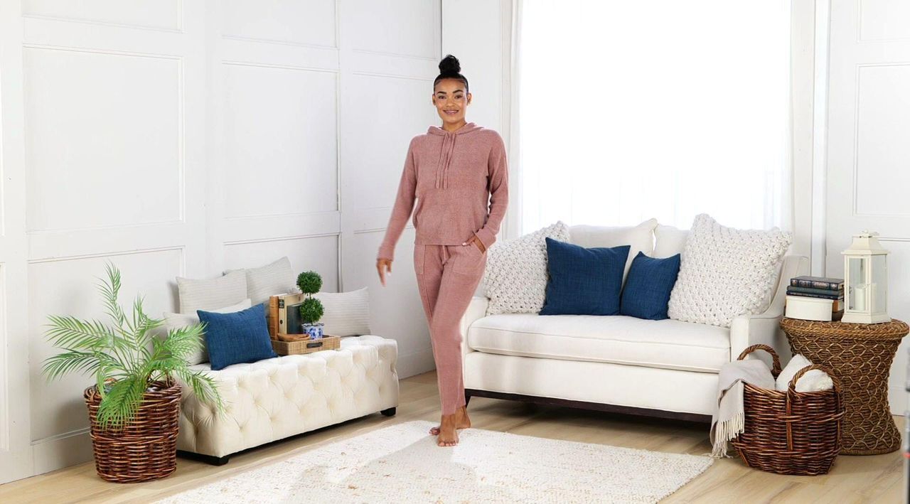 Barefoot Dreams CozyChic Ultra Lite Ribbed Cuff Hoodie - QVC.com