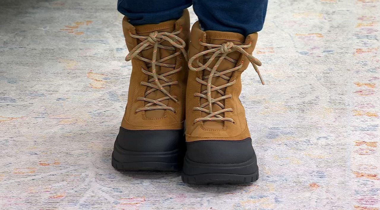Koolaburra by UGG Lace-Up Boots - Deza - QVC.com