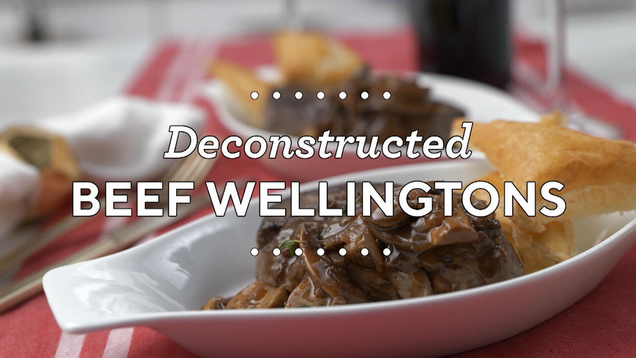 Deconstructed Beef Wellingtons