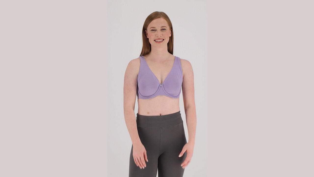 Breezies Modern Micro Underwire or Wirefree Contour Bra on QVC 