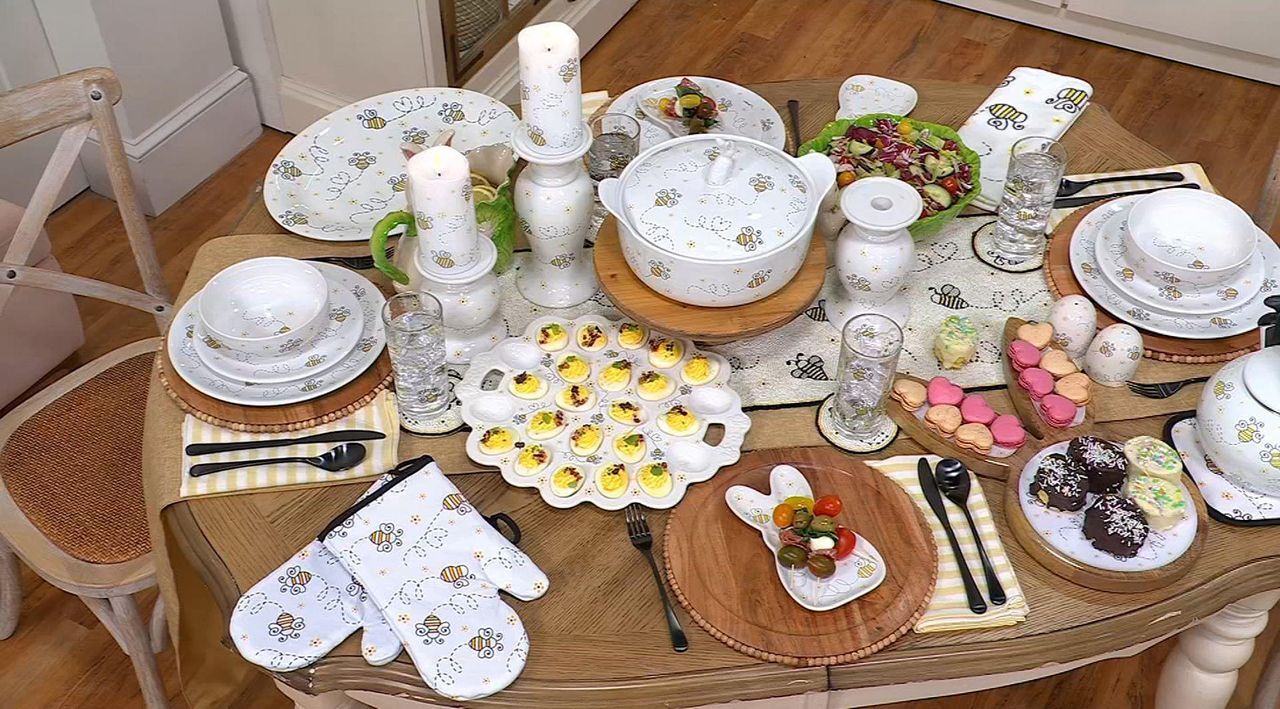 Ceramic Temptation Dinnerware Qvc Floral Lace Dinnerware Set