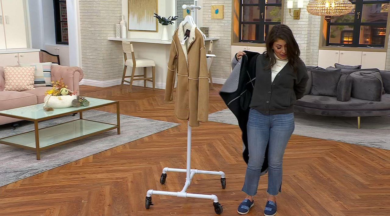 Isaac Mizrahi Live! Reversible Faux Shearling Coat - QVC.com