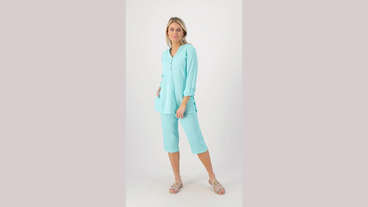 Qvc kim gravel deals capri pants