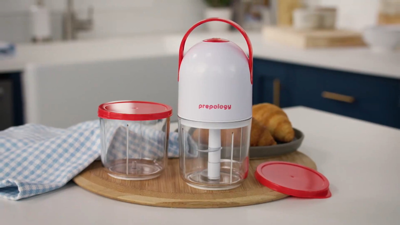 Prepology Rechargeable Mini Chopper w/ Extra Cups – All New and Cheap